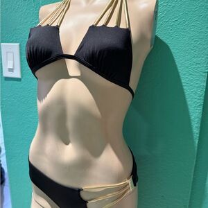 Black and Gold Women's Bikini